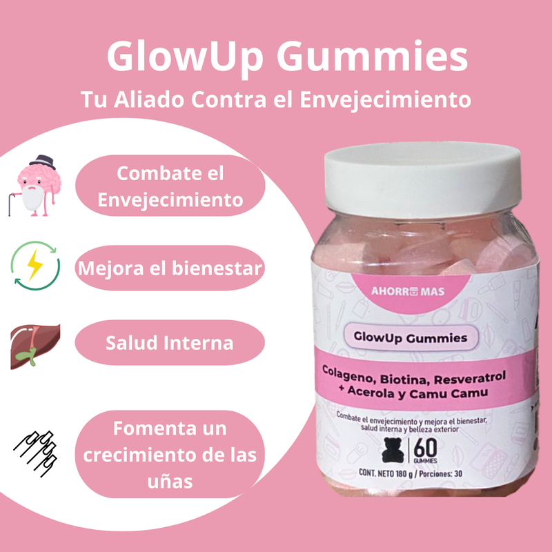 GlowUp Gummies: Tu Aliado Contra el Envejecimiento